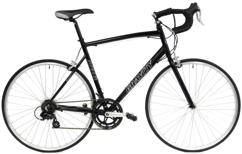 Gravity Avenue A XTL — Black road bicycle