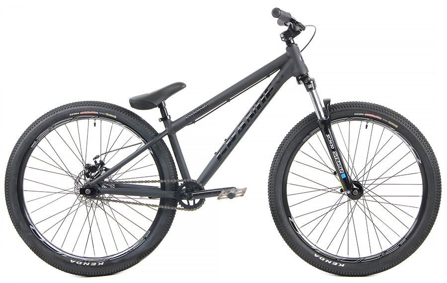 Gravity Cojones GRANDE — Matte Black dirt-jump bicycle