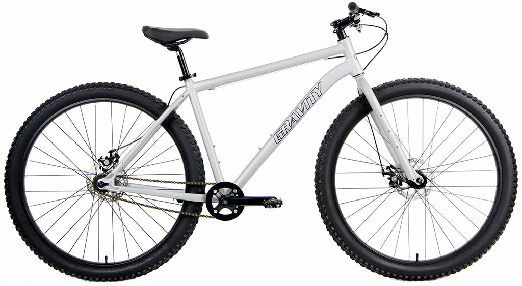 Gravity DeadEye 29er — Satin Ti Gray single-speed mountain bike