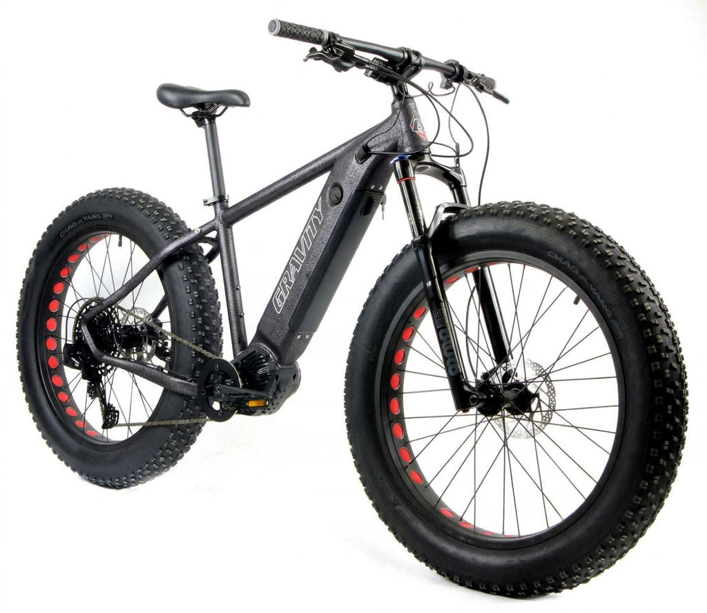 Gravity eBullseyeMonster EaglePro — Stealth Super Dark electric fat-tire bicycle