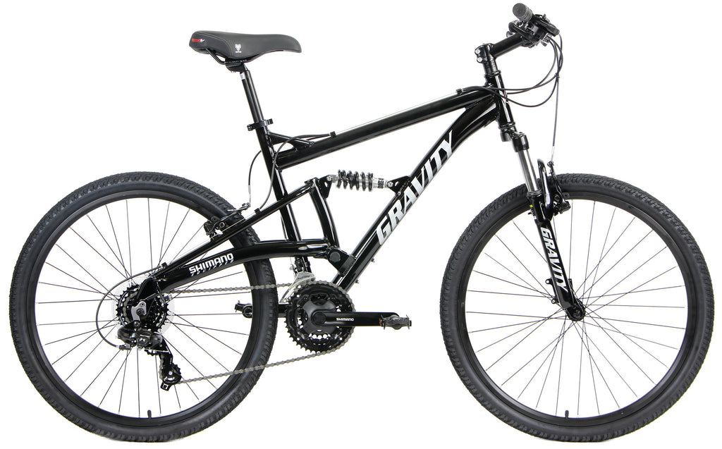Gravity FSX V — Jett Black full-suspension mountain bike