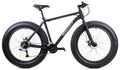 Gravity Bullseye Monster FIVE — Matte Black fat-tire bicycle