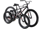 Gravity Monster3 ONE 24 — Matte Black standard frame kids' fat-tire bicycle