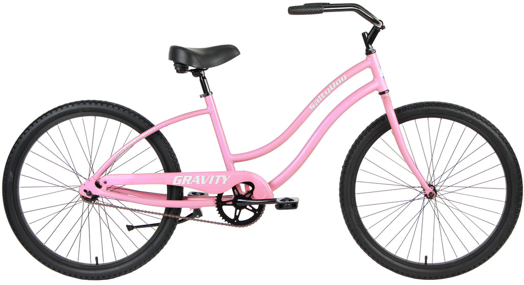 Gravity Salty Dog 26 Pearl Pink StepThru bicycle