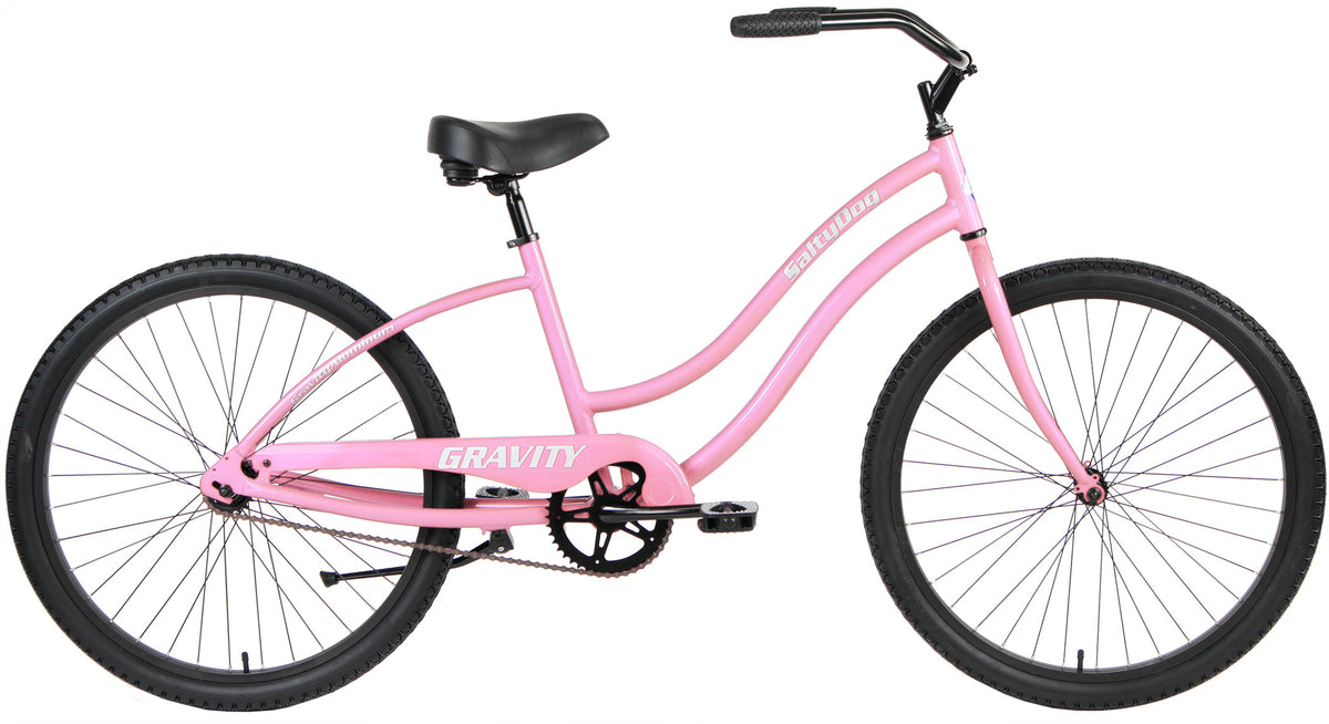 Gravity Salty Dog 26 Pearl Pink StepThru bicycle
