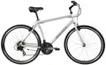 Gravity Swift 21 — Silver standard frame hybrid bicycle