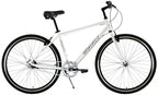 Gravity Swift 8 — White standard frame hybrid bicycle