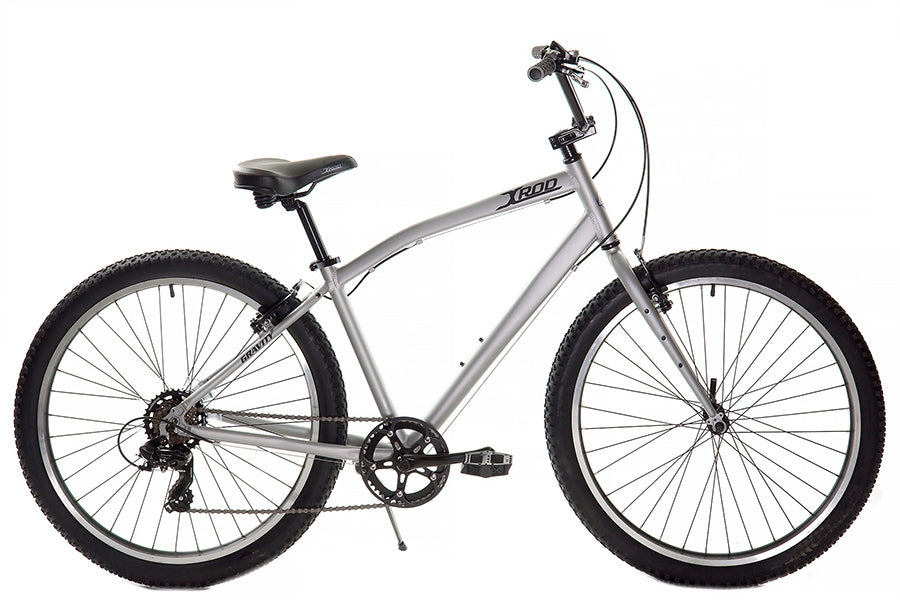 Gravity X-Rod 7 — Matte Ti Gray standard frame hybrid bicycle