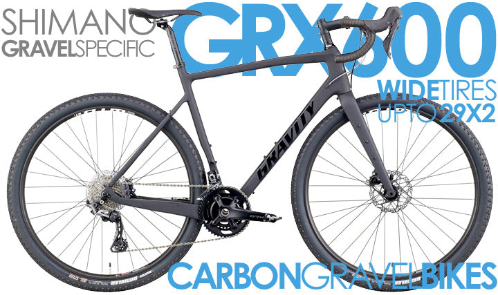 Gravity Gravel Zilla GRX — Matte Black gravel bicycle